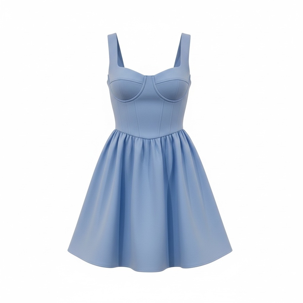 Easter Spring French Connection Sky Blue Dress 💙